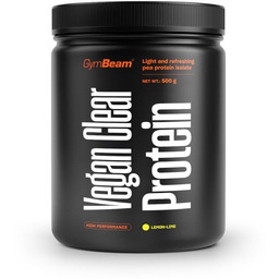 GymBeam Vegan Clear Protein 500 g limonka cytryna