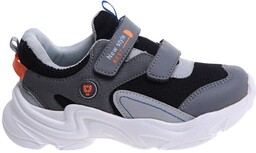 Szare chłopięce buty sportowe sneakersy