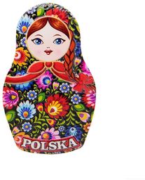 Magnes matrioszka relief Polska folk