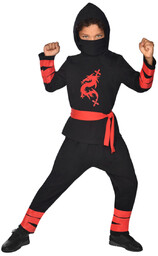 Kostium Wojownik Ninja czarny