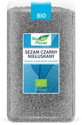 SEZAM CZARNY NIEŁUSKANY BIO 1 KG BIO PLANET