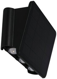 ELIGHT Kinkiet zewnętrzny solarny Alf EKO9100 Czarny