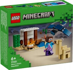 Klocki Lego Minecraft 21251 Pustynna wyprawa Stevea