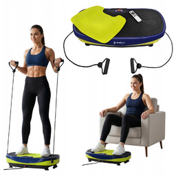 Platforma Wibracyjna Wibrująca Treningowa Masażer Z Pilotem Wyszczuplająca