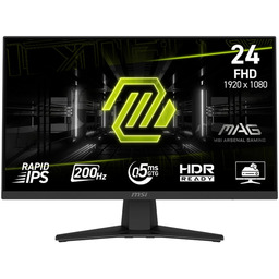 Monitor 23.8 cala MAG 244F LED/FHD/Flat/200Hz/czarny