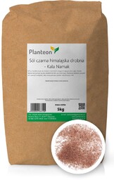 Sól czarna himalajska drobna - Kala Namak 5kg