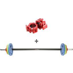 Sztanga fitness HMS SBP22 20 kg zestaw