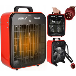 Nagrzewnica Elektryczna Farelka Dmuchawa Grzejnik Termostat Mocna 9W