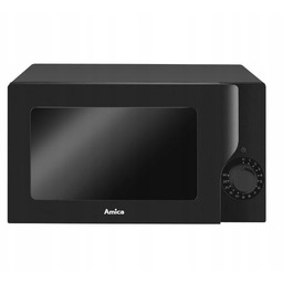 Kuchenka mikrofalowa Amica AMGF17M2B 600W 17L Timer Czarna