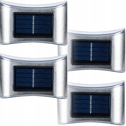 4x Lampa Led Solarna Z Panelem Solarnym Słonecznym