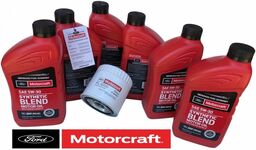 Filtr + olej Motorcraft 5W30 SYNTHETIC BLEND Ford
