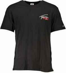 CZARNY T-SHIRT MĘSKI Z KRÓTKIM RĘKAWEM TOMMY HILFIGER