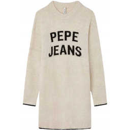 Pepe Jeans Dziewczęca sukienka Veronique, beżowy