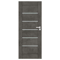 Drzwi pokojowe CHICAGO beton ciemny 80 lewe