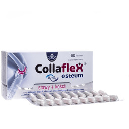 Collaflex Osteum D3+K2 Stawy + Kości, 60 kapsułek