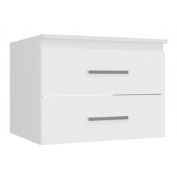 Edinos Biała szafka łazienkowa z szufladami 60 cm