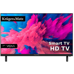Telewizor Kruger&Matz 24'' HD VIDAA, DVB-T2/S2/T/C H.265 HEVC