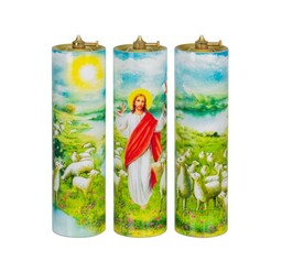 Świece, komplet liturgiczny na wielkanoc , tryptyk
