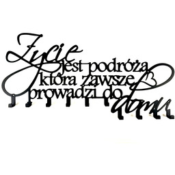 Metalowy Wieszak ścienny Z Napisami do przedpokoju