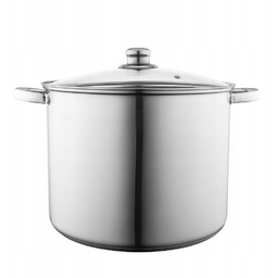 Duży Garnek Nierdzewny Do Rosołu Fabio 15L 30CM