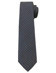 Granatowy Elegancki Krawat Męski -ALTIES- 6 cm,
