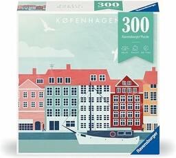 Puzzle Momenty 300 elementów: Kopenhaga