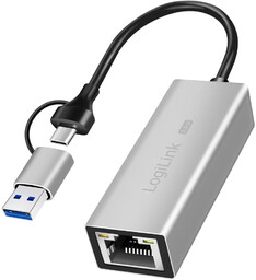 LogiLink UA0422 adapter USB-A/C na Ethernet 2,5G -