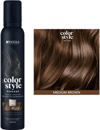 Indola Profession Color Style Mousse, pianka koloryzująca, średni