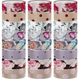 Interdruk Taśma, papier washi, trendy 2, 15 mm