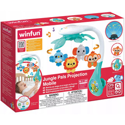 Muzyczna Karuzela z Projektorem dla niemowlaka Dżungla Smily