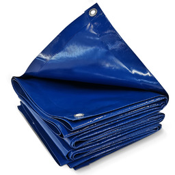 NIEBIESKA PLANDEKA 2x3 M 650G/M2 PRZEMYSŁOWA OCHRONNA