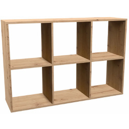 Elior Ażurowy regał do pokoju młodzieżowego dąb artisan