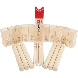 Home It Drewniane szachy Wikingów Kubb zestaw szachów