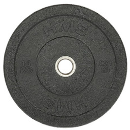 CHTBR15 BLACK TALERZ OLIMPIJSKI BUMPER 15 KG HMS