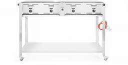 Hendi Grill gazowy Grill-Master Quattro, HENDI, 22kW, 1330x600x(H)920mm