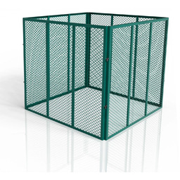 METALOWY KOMPOSTOWNIK OGRODOWY 450L STAL OCYNKOWANA SZYBKI MONTAŻ