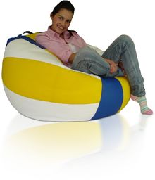 Piłka volleyball xxl polskie pufy
