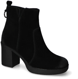 Botki Sergio Leone BT673-S Czarne zamsz