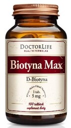 Doctor Life Biotyna Max D-Biotyna 5mg suplement diety