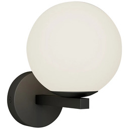 Lucande - Bidolo Lampa Ścienna IP44 Czarny