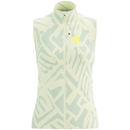 COMPRESSPORT Kamizelka biegowa damska HURRICANE WINDPROOF VEST sugar/ice