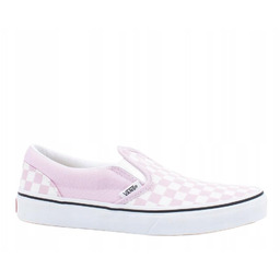 VANS TRAMPKI DZIEWCZĘCE SLIP ON RÓŻOWE W BIAŁĄ