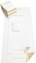 Bassetti SHADES rękawica do mycia, bawełna, biała, 16