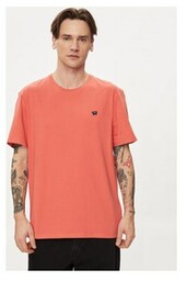 Wrangler T-Shirt Sign Off 112350437 Czerwony Regular Fit