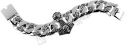 bransoleta THORS HAMMER SKULL, gruba-XL