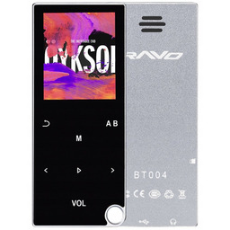 Odtwarzacz MP4 BT004 8GB bluetooth głośnik MP3 srebrny