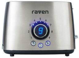 Raven ET007 Ruszt do bułek Rozmrażanie 1000W Toster