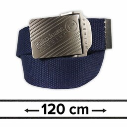 Pasek Materiałowy, Militarny Granatowy 120 cm Solidny, Klamra