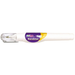 Korektor W Piórze Z Metalową Końcówką 8Ml (12Szt)