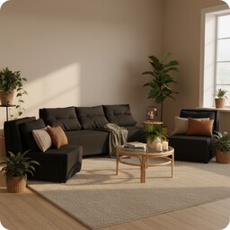 Zestaw KIMO funkcja spania sofa fotele Family Meble